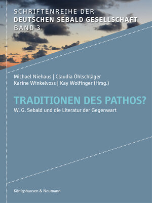 cover image of Traditionen des Pathos?